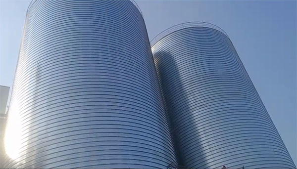 祁连2座混凝土高架卷板仓